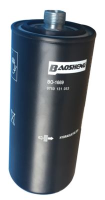 Filter minyak hidrolik kapasitas besar tahan suhu tinggi HF6317 P550416 215mm Perlindungan mesin ketinggian