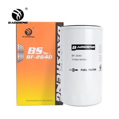 Filter Bahan Bakar Excavator 93mm OD 31945-84000 Untuk Hyundai Mitsubishi