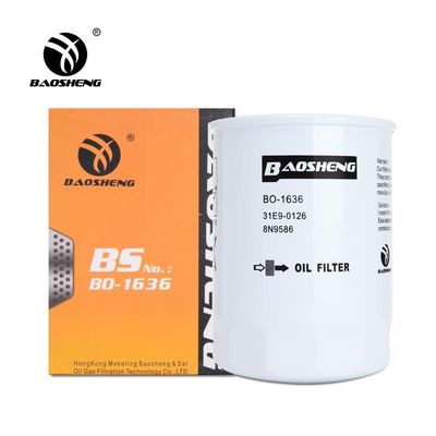 Filter Oli Ekskavator Kapasitas Besar Tahan Suhu Tinggi 32701-37950 BT230 Untuk Perlindungan Mesin HYUNDAI 135mm