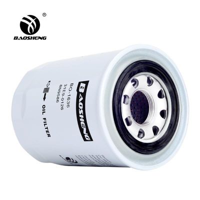 Filter Oli Ekskavator Kapasitas Besar Tahan Suhu Tinggi 32701-37950 BT230 Untuk Perlindungan Mesin HYUNDAI 135mm