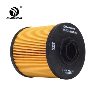 92mm OD Elemen Filter Oli Hidrolik 16403-WK900 Untuk KOBSTEEL SK75-8