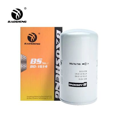 Filter Minyak Excavator Anti Korosi Bertahan Suhu Tinggi 6735-51-5140 67635-51-5141 170mm Tinggi Perlindungan Mesin