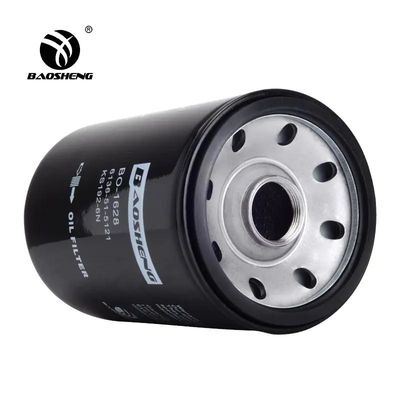 Filter Minyak Excavator Anti Korosi Bertahan Suhu Tinggi 6136-51-5121 KS192-6 Pendek Untuk KOMATSU 170mm Perlindungan Mesin