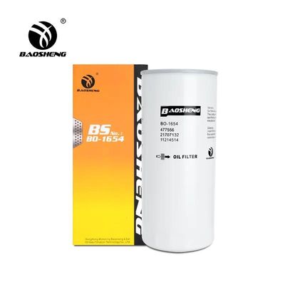 Filter Oli Ekskavator Kapasitas Besar Tahan Suhu Tinggi 21707132 11214514 Perlindungan Mesin Tinggi 260mm