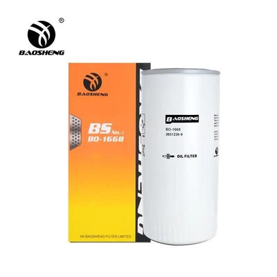 Filter Oli Ekskavator Anti Korosi Tahan Suhu Tinggi 570004323 3831236 Perlindungan Mesin Tinggi 210mm