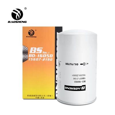Filter Minyak Excavator Kapasitas Besar yang Tahan Suhu Tinggi LF16226 C-1316 Untuk KOBESTEEL 210mm Perlindungan Mesin