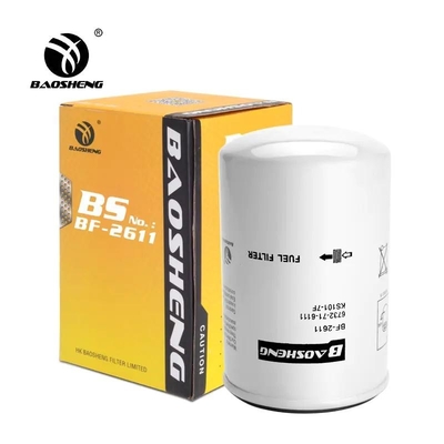 6732-71-6110 FF5052 Putar Pada Elemen Filter Bahan Bakar Minyak Tinggi 120mm