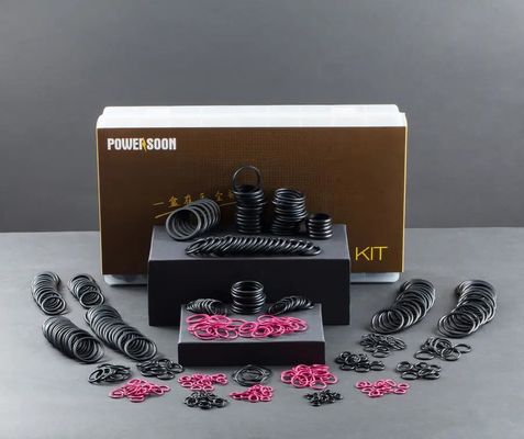 Excavator Karet Hitam O Sealing Ring 3.5mm 1.78mm 1.9mm Dia